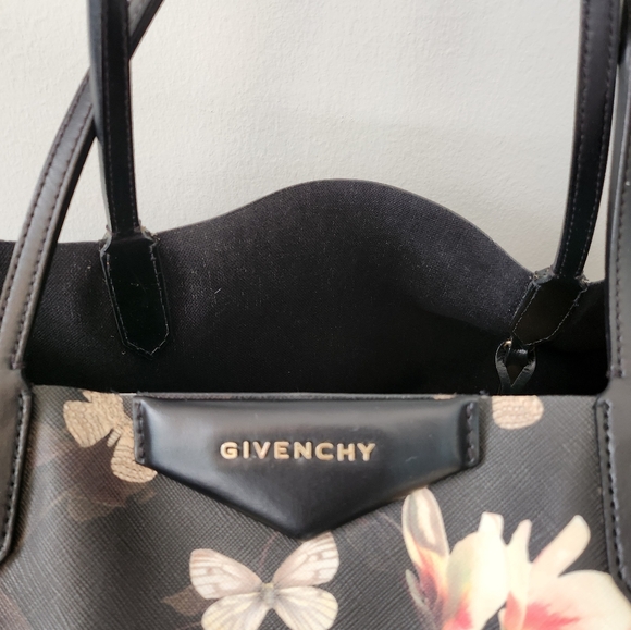 Givenchy Large Arigona Shopper/Tote Bag Magnolias & Moths - Picture 6 of 16